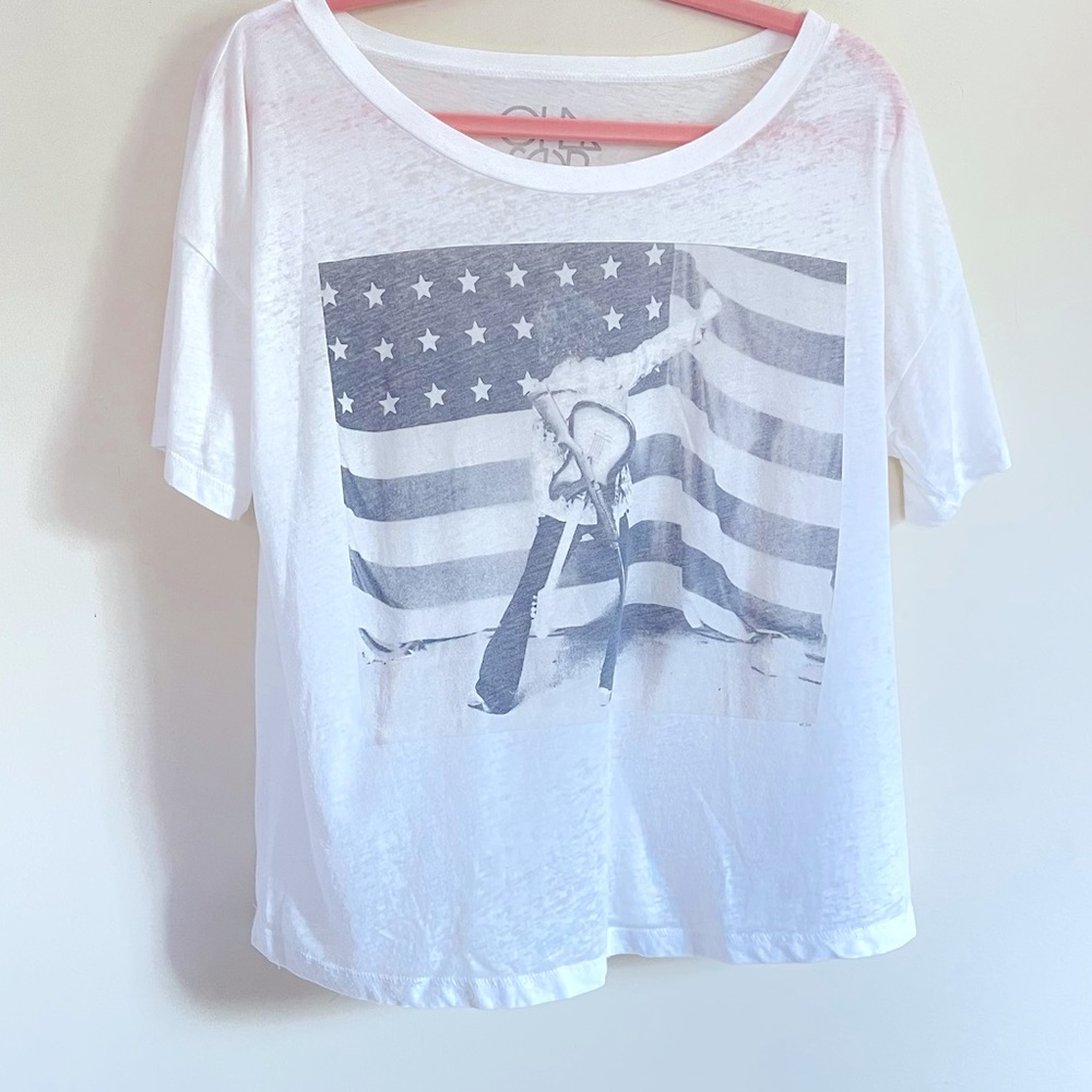 CHASER burnout American rocker tee size small